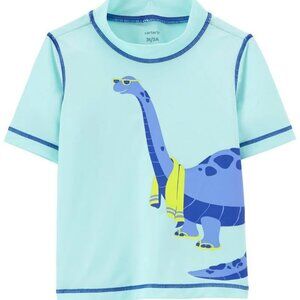 Carter's - Dinosaur Swim Shirt / Rash Guard with UPF 50+ Sun Protection
